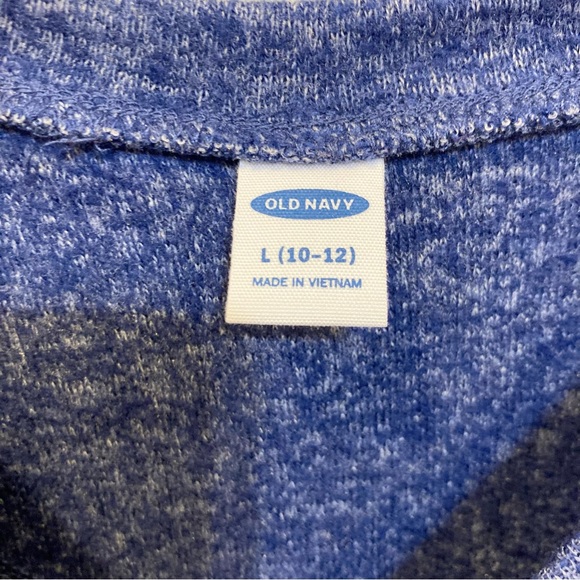 Girls Sweater Dress Heathered Blue Size 10 / 12 Large - Picture 4 of 6